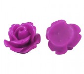 1x Cabochon Roosje Cerise