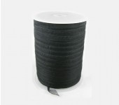1 Meter Organza Band Zwart