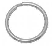 1x RVS Splitring/sleutelring 25 mm