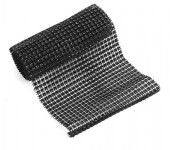 Glitter Matje Zwart  12 x 90 cm