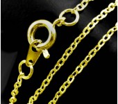 1x Fijn Goudkleurig kettinkje