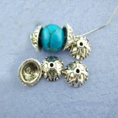 10x Kapjes Donker zilver