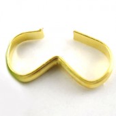 10x Koordklem Goudkleurig W-Connector