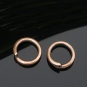 100x Roodkoper Open ring 6 mm