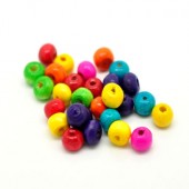 Houten Kraaltjes Mix 6 mm