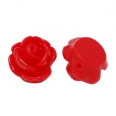 1x Bloemkraaltje Rood