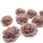 1x roosje Donker Oud Roze/Lavendel