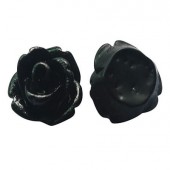1x Roosje Cabochon Zwart
