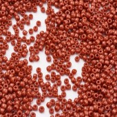 10 gram Japanse Glaskraaltjes Glans RoodBruin