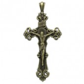1x Bedel kruis Brons