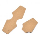 10 x kettingkaartjes naturel