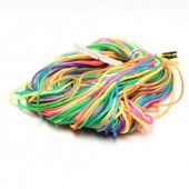 1 Meter Nylon koord regenboog