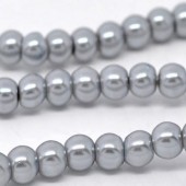 Snoertje Glasparel 6 mm Grijs