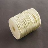 1 Meter nylon soepel vallend koord gebroken wit