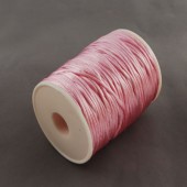 1 Meter nylon soepel vallend koord Roze