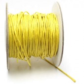 Wax Koord Katoen per meter Geel