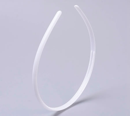 1x Acryl diadeem Wit breedte 11 mm