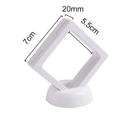 1x Kleine Sieraden display wit