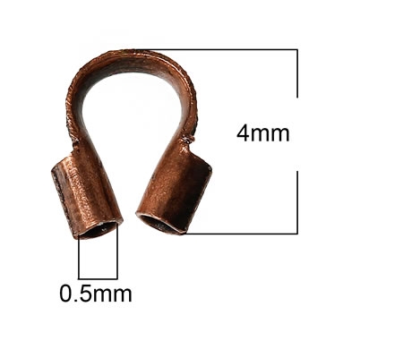 20x Draadbeschermers Roodkoper