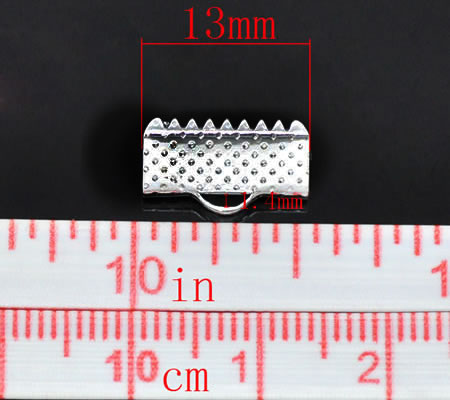 1x Koord Klem Donker Zilver