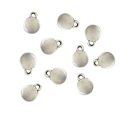 10x Glad Mini Bedel Donker Zilver
