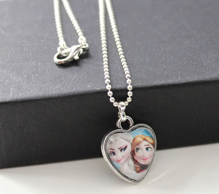 1x cabochonbedel Donker Zilver met glascabochon