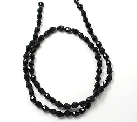 10 stuks Facet Pegeltje Zwart