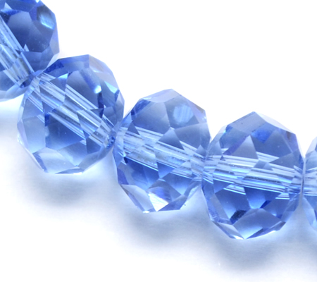 Snoertje 150 stuks Facet Blauw