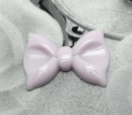 1x Strikje cabochon Pastel Lila