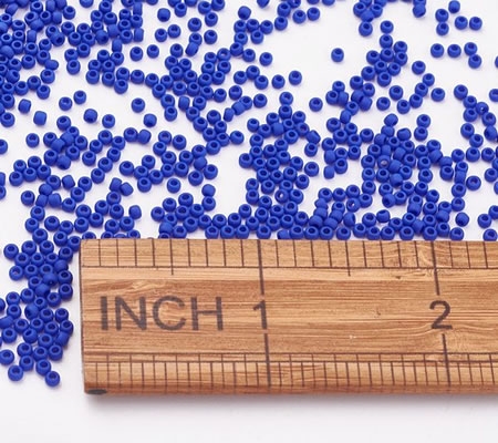 10 gram Japanse Glaskraaltjes MAT Paars