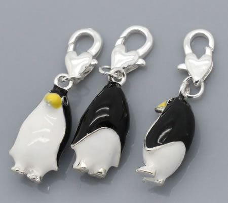 1x Bedeltje + Clip Pinguïn