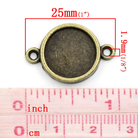 1x Connector brons 14 mm