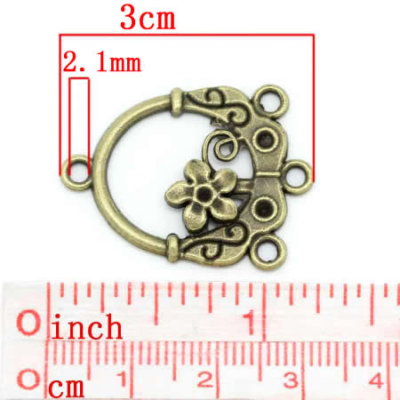 1x Ornament Bronskleurig 1-3