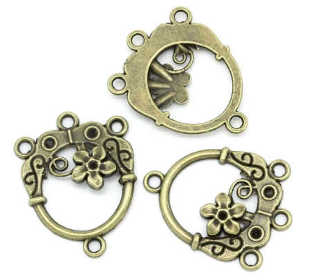 1x Ornament Bronskleurig 1-3