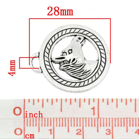 1x Bedel Paard Donker Zilver