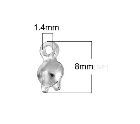 150 stuks Kalot lichtzilver