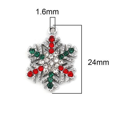 1x Kerst Bedel Rood/Groen