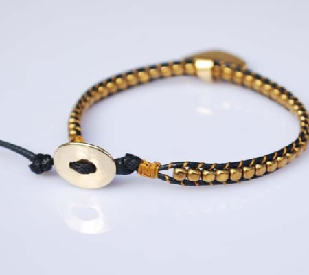 Knoopsluiting Oud Donker Goud