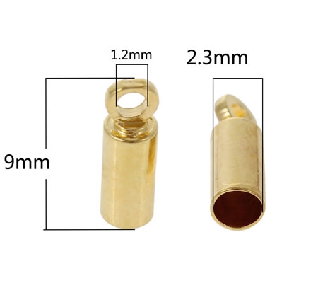 4x Koordkapje Goudkleurig