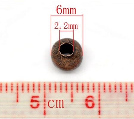 100x Metalen kraaltje Roodkoper