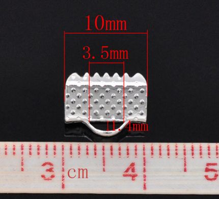 2x Koordklem Licht Zilver