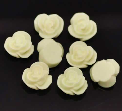 1x Roosje Cabochon Ivoor