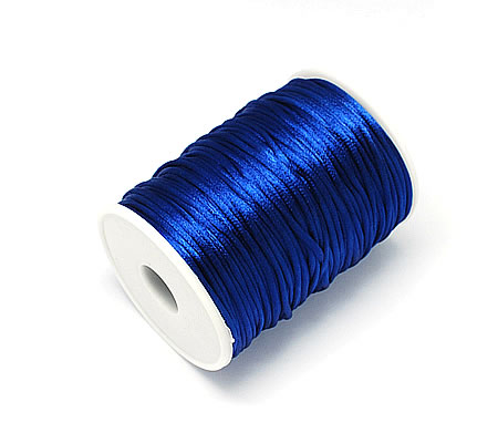 1 Meter nylon soepel vallend koord Blauw