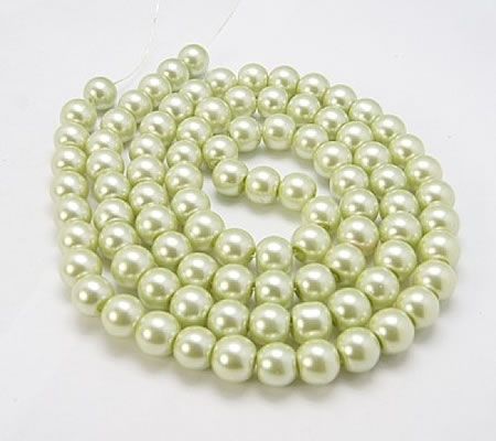 Glasparel snoertje - 10 mm Licht Groen