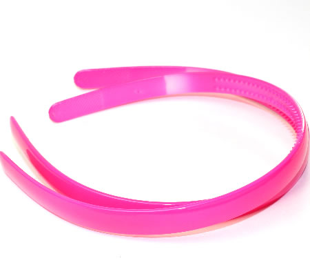 1x acryl diadeem Fuchsia 8 mm