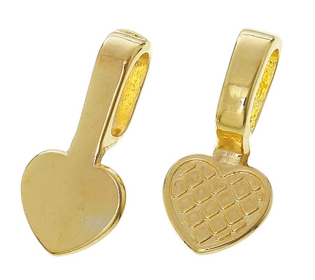 1x Hanger met Plakvlak Goudkleurig