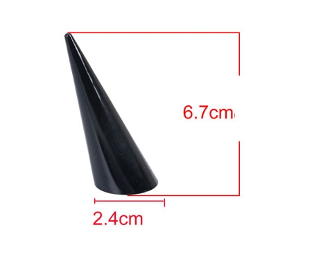 1x Standaardje voor ringen Zwart