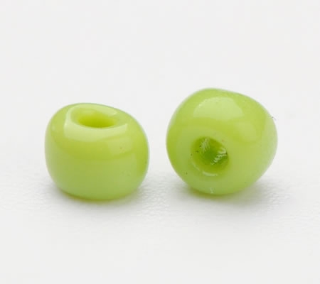 20 gram Rocailles Appel Groen 2mm