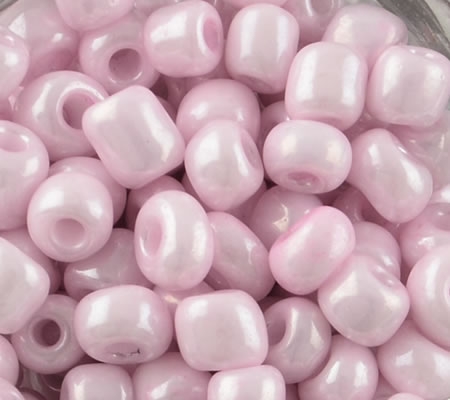 20 gram Rocailles Roze 2mm