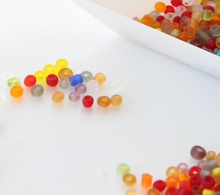 20 gram Rocailles 2 mm Mat mix